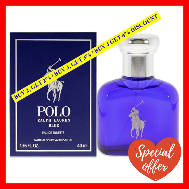 Polo Blue By Ralph Lauren For Men - 1.3 Oz Edt Spray