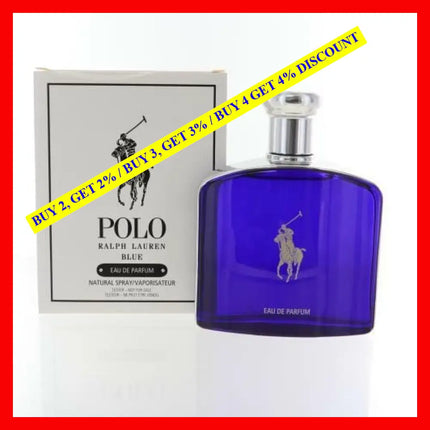 Polo Blue By Ralph Lauren For Men - 4.2 Oz Edp Spray (Tester)