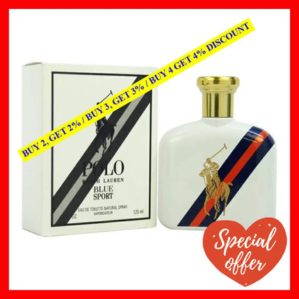 Polo Blue Sport By Ralph Lauren For Men - 4.2 Oz Edt Spray (Tester)
