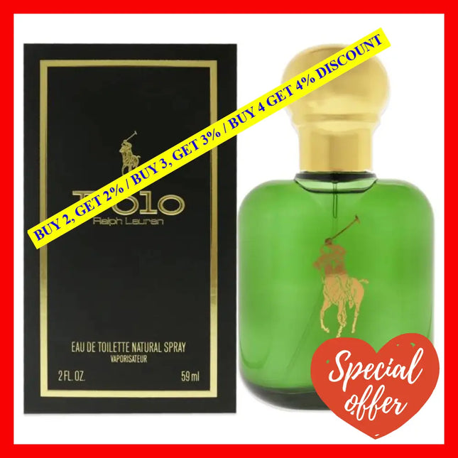 Polo By Ralph Lauren For Men - 2 Oz Edt Spray