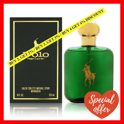 Polo By Ralph Lauren For Men - 8 Oz Edt Spray