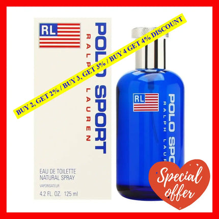Polo Sport By Ralph Lauren For Men - 4.2 Oz Edt Spray