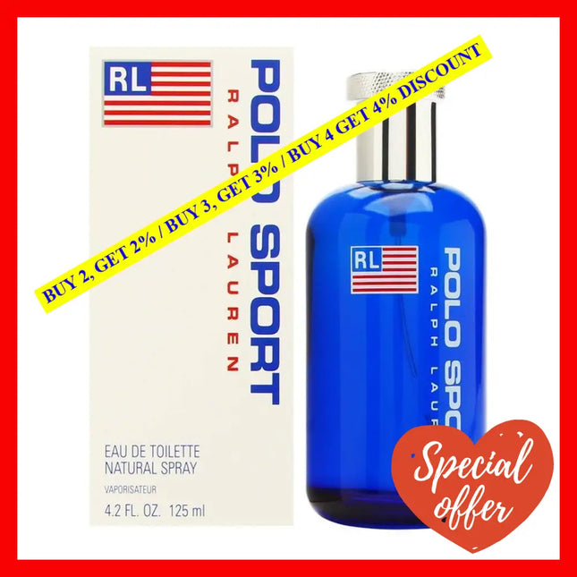 Polo Sport By Ralph Lauren For Men - 4.2 Oz Edt Spray
