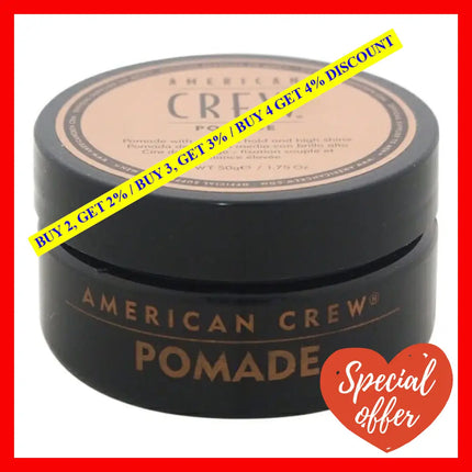 Pomade For Hold Shine By American Crew Men - 1.7 Oz