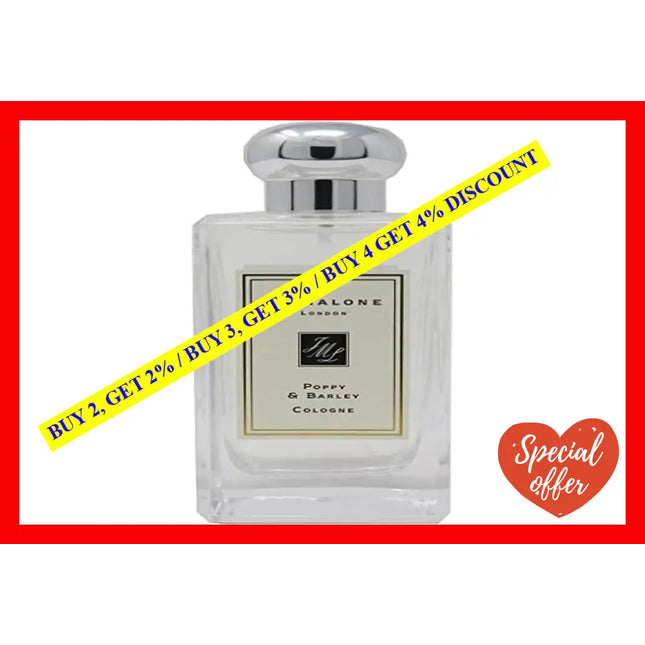 Poppy And Barley By Jo Malone For Unisex - 3.4 Oz Cologne Spray
