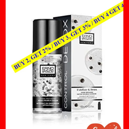 Pore Refining Detox Double Cleanse By Erno Laszlo For Unisex - 3.3 Oz Cleanser