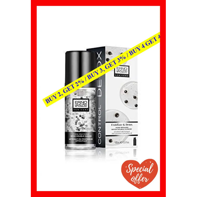 Pore Refining Detox Double Cleanse By Erno Laszlo For Unisex - 3.3 Oz Cleanser
