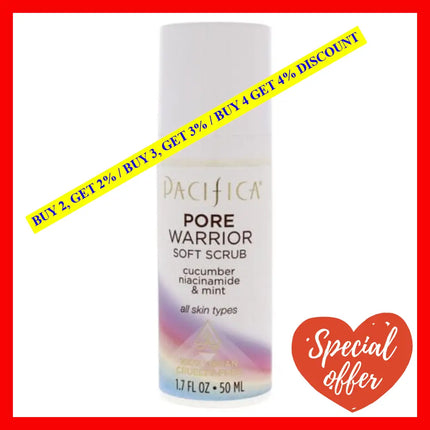 Pore Warrior Soft Scrub By Pacifica For Unisex - 1.7 Oz