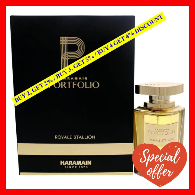 Portfolio Royale Stallion By Al Haramain For Men - 2.5 Oz Edp Spray