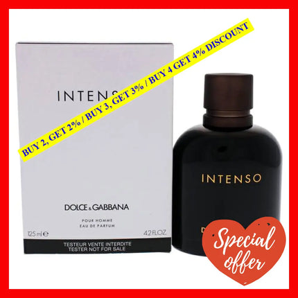Pour Homme Intenso By Dolce And Gabbana For Men - 4.2 Oz Edp Spray (Tester)