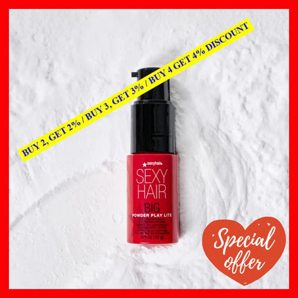 Powder Play Lite Soft Volumizing & Texturizing By Sexy Hair For Unisex - 0.4 Oz