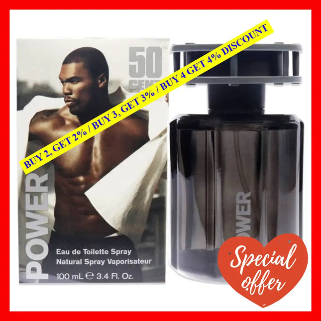 Power By 50 Cent For Men - 3.4 Oz Edt Spray