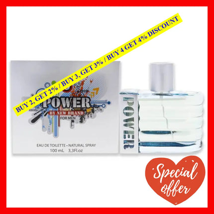 Power By New Brand For Women - 3.4 Oz Edt Spray