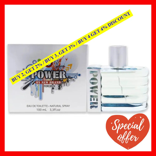 Power By New Brand For Women - 3.4 Oz Edt Spray