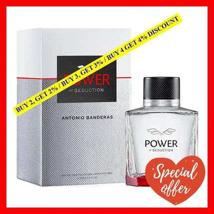 Power Of Seduction By Antonio Banderas For Men - 3.4 Oz Edt Spray