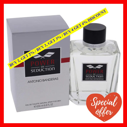 Power Of Seduction By Antonio Banderas For Men - 6.8 Oz Edt Spray