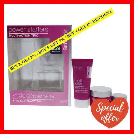 Power Starters Multi-Action Trio By Strivectin For Unisex - 3 Pc 1Oz Moisture Matrix Melting
