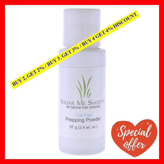 Prepping Powder Hair Removal By Sugar Me Smooth For Unisex - 2.4 Oz
