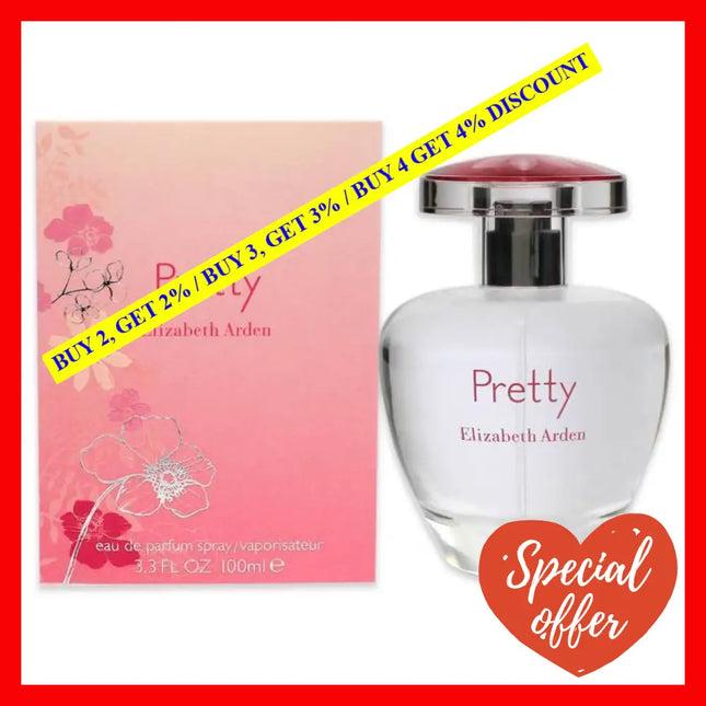 Pretty By Elizabeth Arden For Women - 3.3 Oz Edp Spray