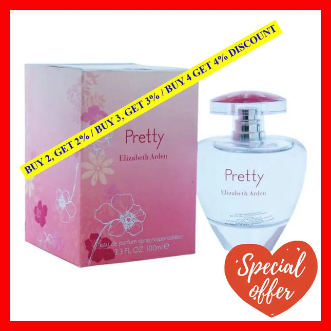 Pretty By Elizabeth Arden For Women - 3.3 Oz Edp Spray (Tester)