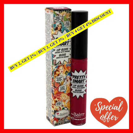 Pretty Smart Lip Gloss - Pow! By The Balm For Women 0.219 Oz