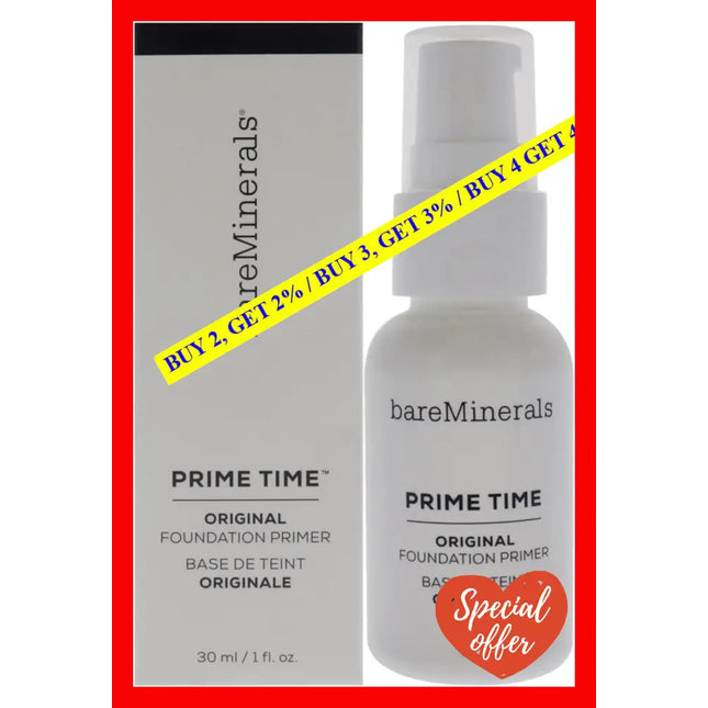 Prime Time Foundation Primer - Original By Bareminerals For Women 1 Oz