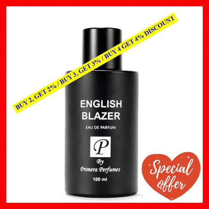 Primera Perfumes Kuwait English Blazer Intense Eau De Parfum Spray 3.4Oz-100Ml