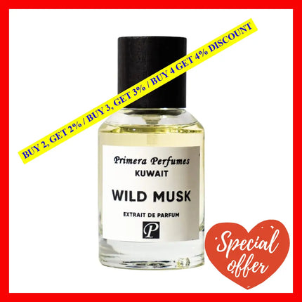 Primera Perfumes Kuwait Wild Musk Extrait De Parfum Unisex 1.7 Oz / 50 Ml
