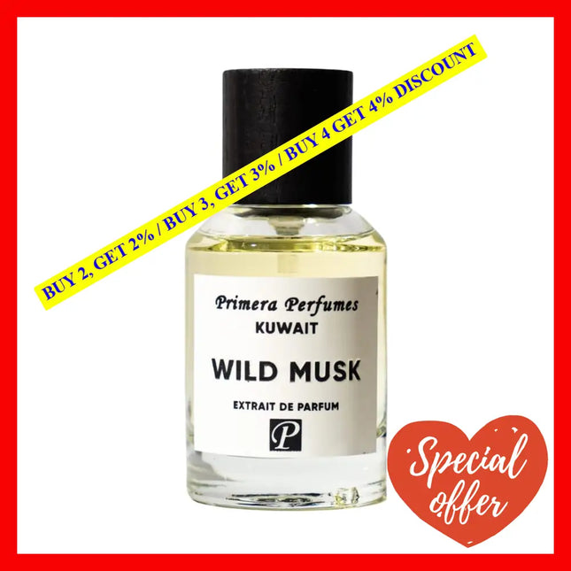 Primera Perfumes Kuwait Wild Musk Extrait De Parfum Unisex 1.7 Oz / 50 Ml