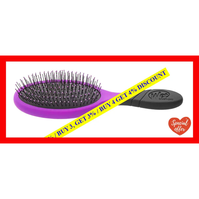 Pro Detangler Brush - Pink By Wet For Unisex 1 Pc Hair