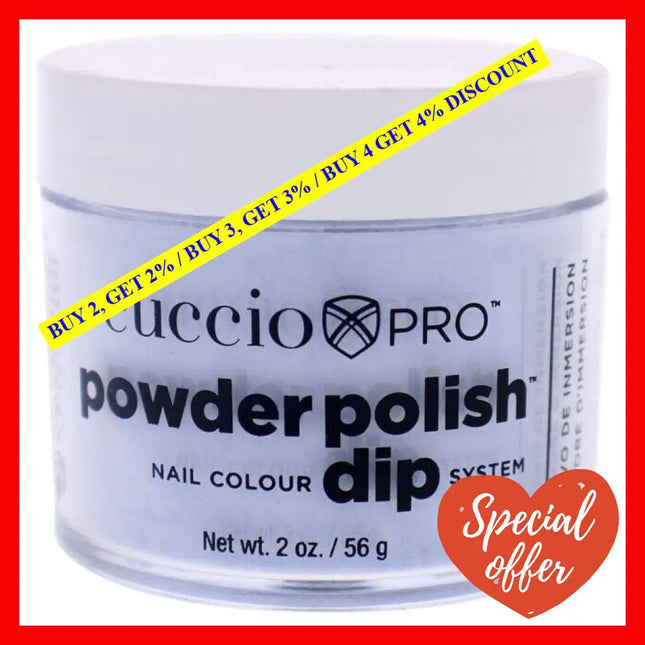 Pro Powder Polish Nail Colour Dip System - Baby Blue Glitter By Cuccio For Women 1.6 Oz