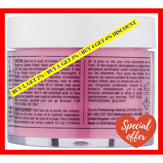 Pro Powder Polish Nail Colour Dip System - Bright Neon Pink By Cuccio For Women 1.6 Oz