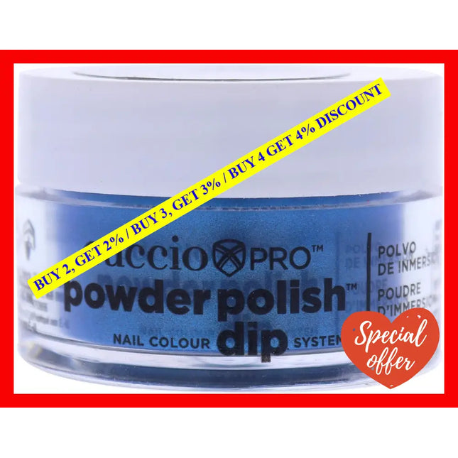 Pro Powder Polish Nail Colour Dip System - Deep Blue With Mica By Cuccio For Women 0.5 Oz