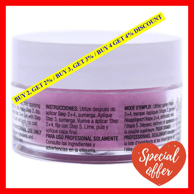 Pro Powder Polish Nail Colour Dip System - Deep Pink With Glitter By Cuccio For Women 0.5 Oz