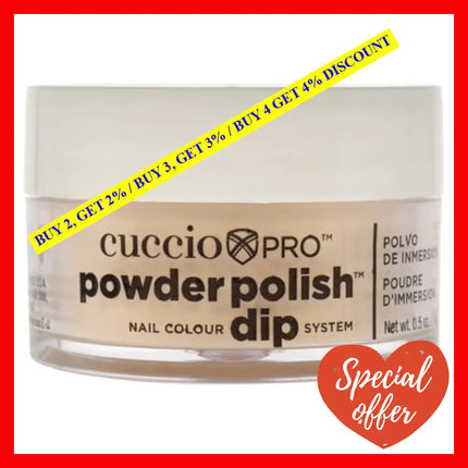 Pro Powder Polish Nail Colour Dip System - Flattering Peach By Cuccio For Women 0.5 Oz