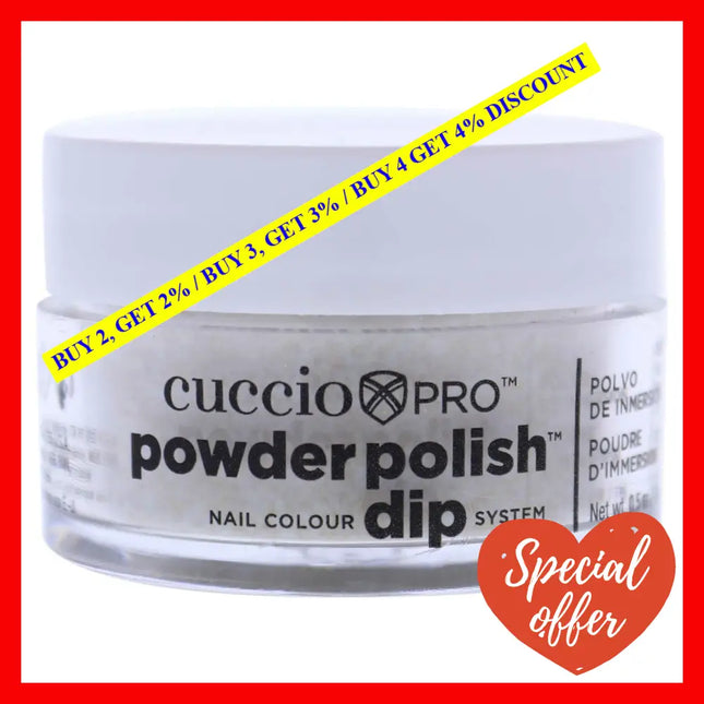 Pro Powder Polish Nail Colour Dip System - Gold Glitter By Cuccio For Women 0.5 Oz