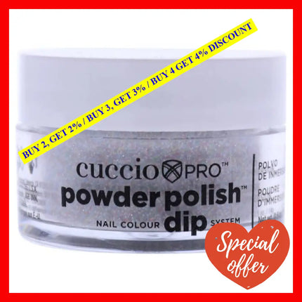 Pro Powder Polish Nail Colour Dip System - Multi Color Glitter By Cuccio For Women 0.5 Oz