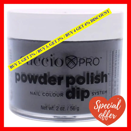 Pro Powder Polish Nail Colour Dip System - Silver With Grey Undertones By Cuccio For Women 1.6 Oz