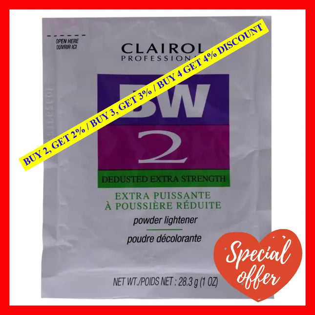 Professional Basic White 2 Powder Lighteners By Clairol For Unisex - 1 Oz Hair Color