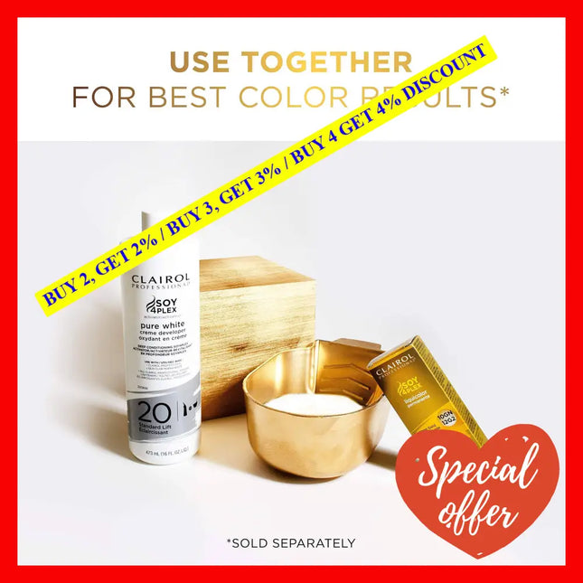 Professional Liquicolor Permanent Hair Color 34D - Medium Ultra Cool Blonde By Clairol For Unisex 2