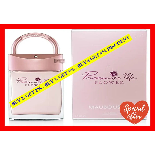 Promise Me Flower By Mauboussin For Women - 3 Oz Edt Spray