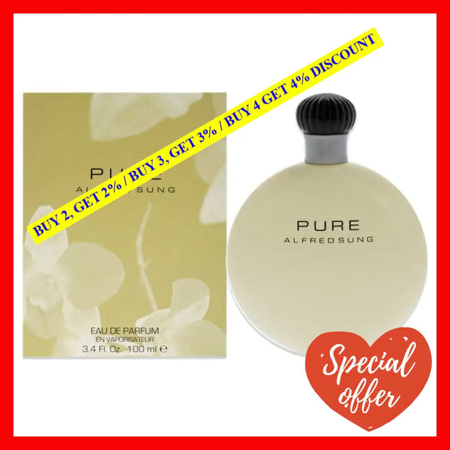Pure By Alfred Sung For Women - 3.4 Oz Edp Spray