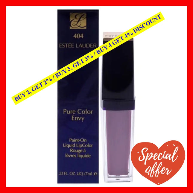 Pure Color Envy Paint-On Liquid Lip - 404 Orchid Flare By Estee Lauder For Women 0.23 Oz Lipstick