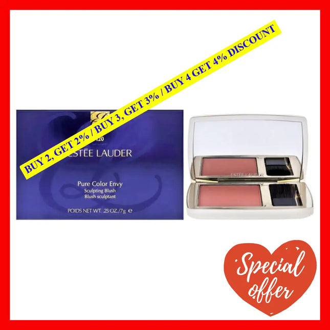 Pure Color Envy Sculpting Blush - 120 Sensuous Rose By Estee Lauder For Women 0.25 Oz