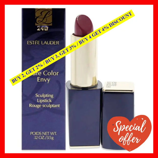 Pure Color Envy Sculpting Lipstick - 240 Tumultuous Pink By Estee Lauder For Women 0.12 Oz