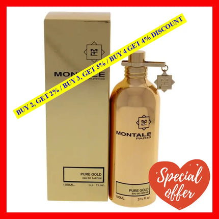 Pure Gold By Montale For Unisex - 3.4 Oz Edp Spray