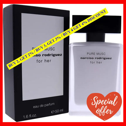 Pure Musc By Narciso Rodriguez For Women - 1.6 Oz Edp Spray