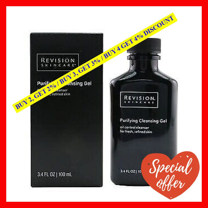 Purifying Cleansing Gel By Revision For Unisex - 3.4 Oz Cleanser