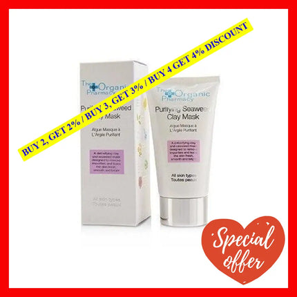 Purifying Seaweed Clay Mask - All Skin Types By The Organic Pharmacy For Women 2 Oz