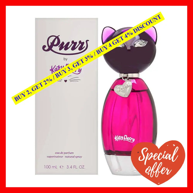 Purr By Katy Perry For Women - 3.3 Oz Edp Spray